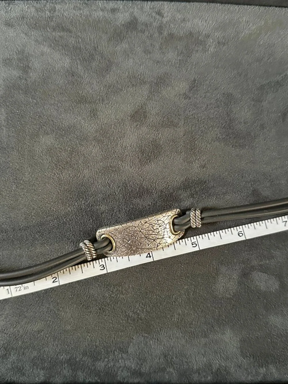David Yurman Naturals Rhino Bracelet w/ Sterling Silver & 18K Yellow Gold - RARE